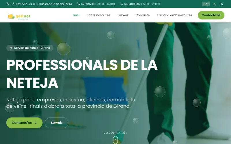 Captura del web de Gelinet
