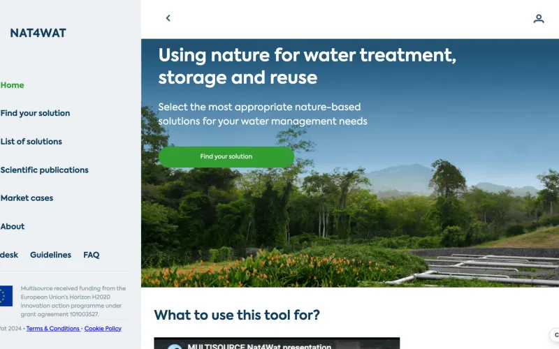 Captura del web de Nat4Wat