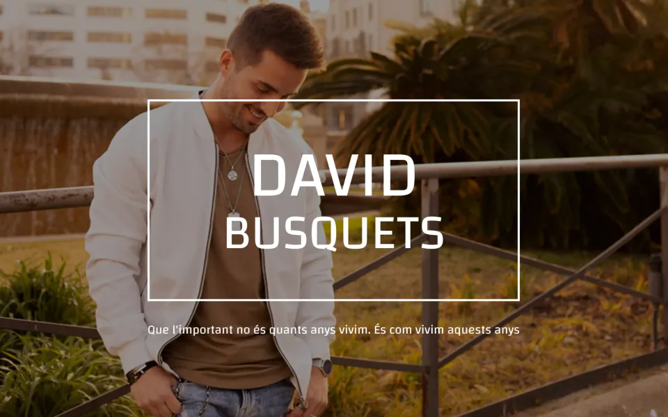Captura de la web de David Busquets