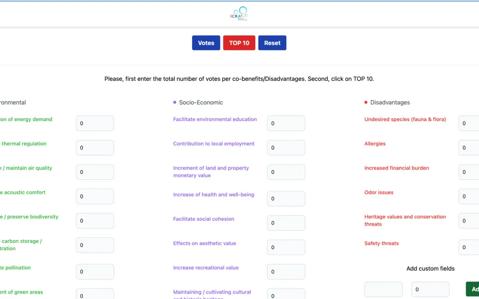 Captura de la web de Herramienta para talleres participativos