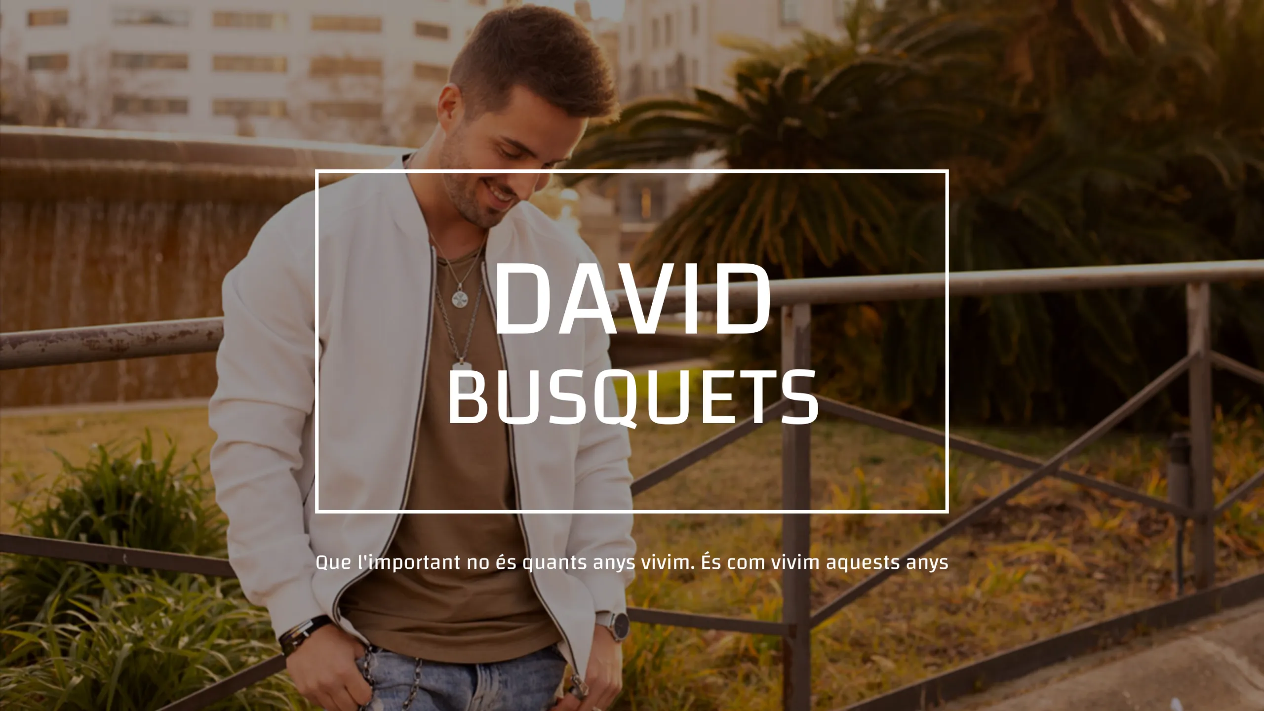 Captura del web de David Busquets